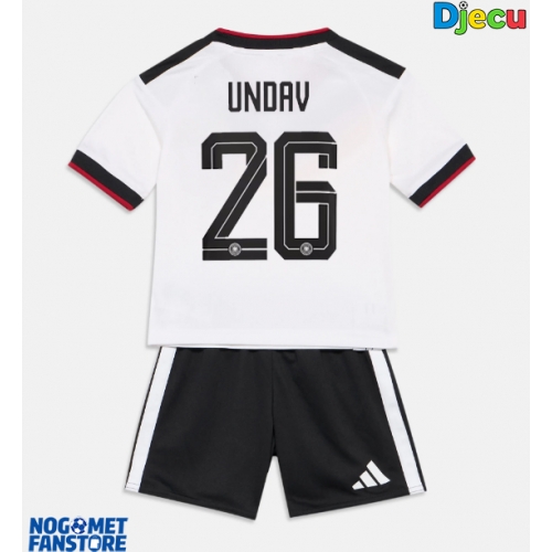 Njemačka Deniz Undav #26 Domaci Dres za djecu SP 2026 Kratak Rukav (+ Kratke hlače)